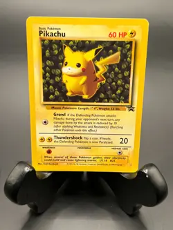 Pikachu 01/53 Wotc Black Star Promo Rare Vintage Pokemon Trading Card - Image 1