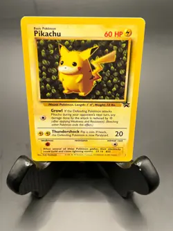 Pikachu 01/53 Wotc Black Star Promo Rare Vintage Pokemon Trading Card - Image 2