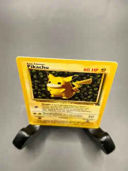 Pikachu 01/53 Wotc Black Star Promo Rare Vintage Pokemon Trading Card - Image 4