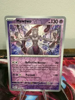 Mewtwo 150/165 Reverse Holo SV: Scarlet & Violet 151 - Pokemon Card - NM - Image 1