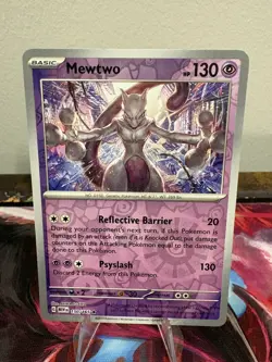 Mewtwo 150/165 Reverse Holo SV: Scarlet & Violet 151 - Pokemon Card - NM - Image 2