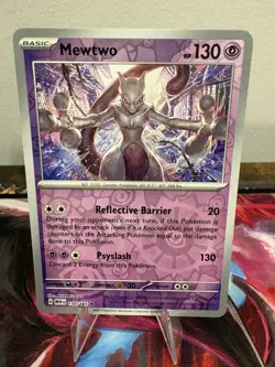 Mewtwo 150/165 Reverse Holo SV: Scarlet & Violet 151 - Pokemon Card - NM - Image 3