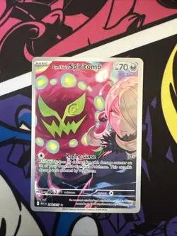 Cynthia's Spiritomb 244/217 Ascended Heroes Illustration Rare Pokemon NM - Image 1