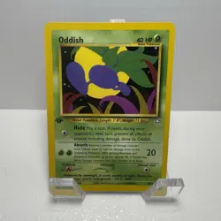 Pokemon Oddish Neo Genesis 68/111 1st Edition Regular Common Basic 40HP English - Image 1