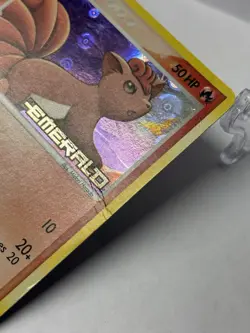 Vulpix 72/106 Reverse Holo EX Emerald 2005 Pokemon Card – DAMAGED / Creased - Image 2