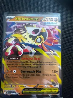 Mega Hawlucha ex 116/217 - Ultra Rare Holo - Ascended Heroes Pokemon Card NM - Image 1