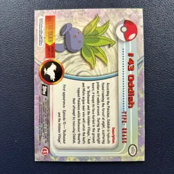 Topps 1999 Oddish #43 Pokemon TV Animation Edition Series 1 Foil - Image 2