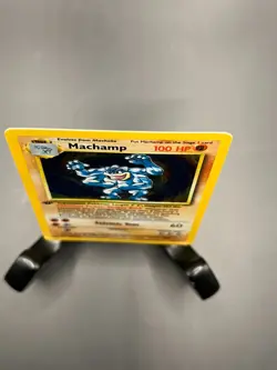 Machamp 8/102 Deck Exclusives Holo First Edition Vintage Pokemon Trading Card - Image 4