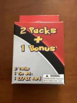Pokemon Walgreens Rare Box 2 Packs + 1 Pin Or EX/GX Card Factory Sealed - Image 1