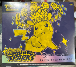 Surging Sparks Pokemon Center Elite Trainer Box ETB New Sealed - Pokemon TCG - Image 1