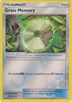 Grass Memory - 143/181 - Uncommon - Reverse Holo NM, English Pokemon Team Up - Image 1