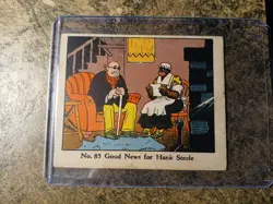 1937 DICK TRACY VINTAGE GUM CARDS #85 very good-excellent - Image 1