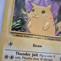 Pokemon TCG Pikachu Base Set 58/102 Regular 1999-2000 Wizards Common - Image 2