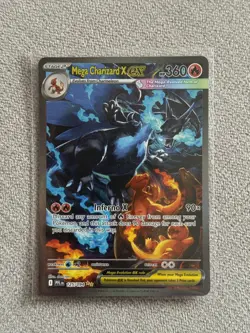 Mega Charizard x EX 125/094 Me02: Phantasmal Flames Holo - Extremely Clean - Image 1