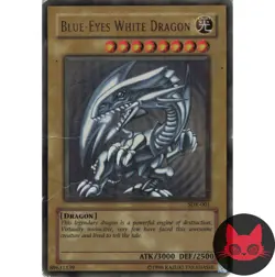 Yugioh Blue-Eyes White Dragon SDK-001 Ultra Rare HP - Image 1