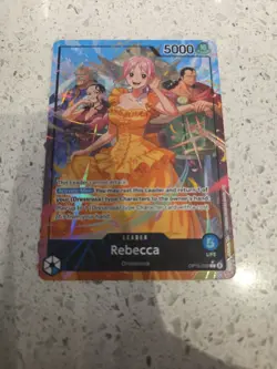 Rebecca OP15-039 Alt Art Leader Holo - One Piece Adventure on Kami's Island - Image 1