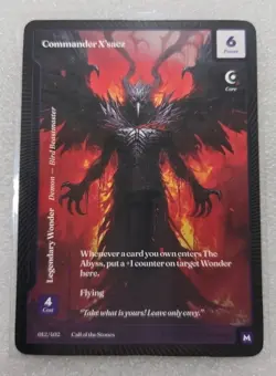 Wonders of The First Commander X'sacz Mythic Call Of The Stones - Image 1