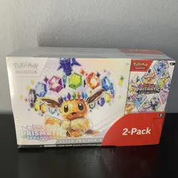 Pokemon Prismatic Evolutions Elite Trainer Box & Booster Bundle Costco 2-pack 196214128408 - Image 1