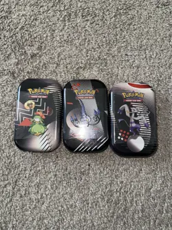 Pokemon TCG Unova Mini Tin - Bundle of 3 SEALED New Mini Tins - Image 1
