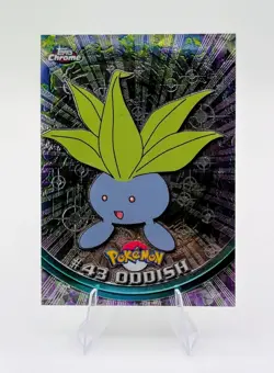 2000 Topps Chrome Pokemon: Oddish #43 - NM - Image 1