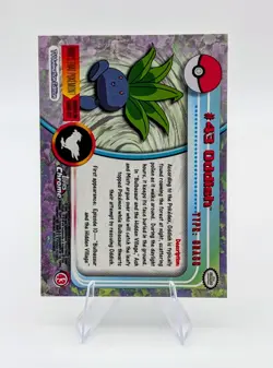 2000 Topps Chrome Pokemon: Oddish #43 - NM - Image 2