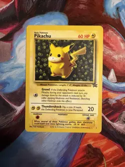 Pokemon TCG Pikachu Wizards Black Star Promos Regular Rare LP - Image 1