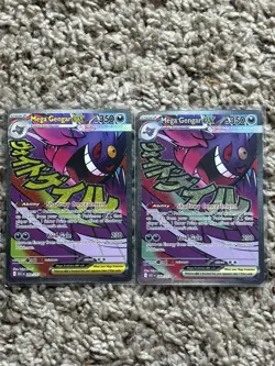 Pokemon Mega Gengar EX 269/217✨YELLOW INK ERROR✨Mega Attack Rare Ascended Heroes - Image 2