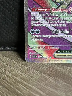 Pokemon Mega Gengar EX 269/217✨YELLOW INK ERROR✨Mega Attack Rare Ascended Heroes - Image 5