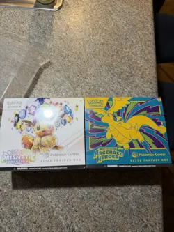 Prismatic Evolutions & Ascended Heroes Pokemon Center Exclusive ETBs with Cases - Image 3