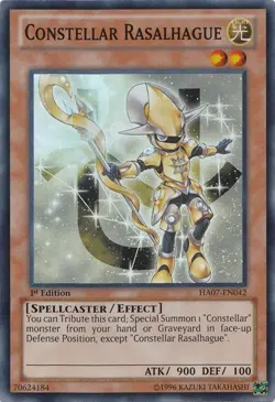 Constellar Rasalhague - HA07-EN042 - Super Rare - 1st Edition LP Yugioh Hidden A - Image 1