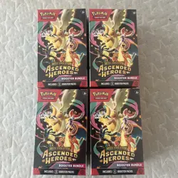 4x Pokemon TCG: Mega Evolution-Ascended Heroes Booster Bundle (6 Packs) - Image 1