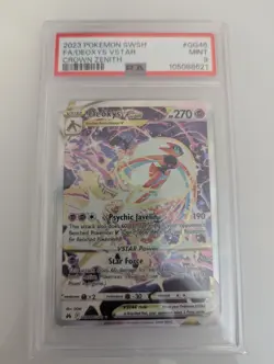 2023 Pokemon SWSH Deoxys VSTAR GG46 Crown Zenith PSA 9 - Image 1