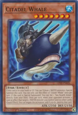 Citadel Whale - LED9-EN026 - Common - 1st Edition NM Yugioh Legendary Duelists: - Image 1