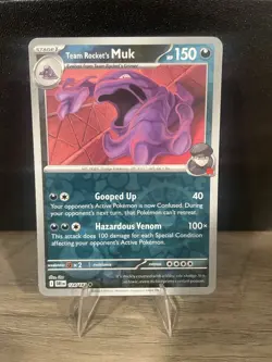 Team Rocket's Muk - 124/182. - Destined Rivals – Reverse Holo - NM/M - Image 1