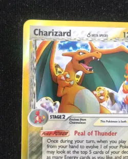 Pokemon TCG Charizard Rare Delta Species 4/100 Crystal Guardians LP/MP Condition - Image 3