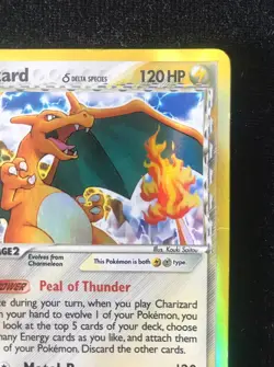 Pokemon TCG Charizard Rare Delta Species 4/100 Crystal Guardians LP/MP Condition - Image 4