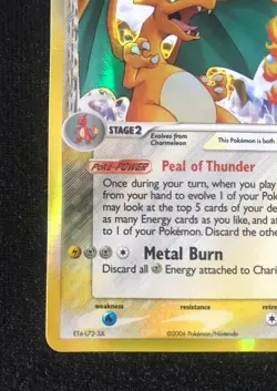 Pokemon TCG Charizard Rare Delta Species 4/100 Crystal Guardians LP/MP Condition - Image 5