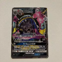 Pokemon TCG Alolan Muk GX 84/147 Ultra Rare S&M Burning Shadows MINT - Image 1