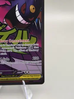 Pokemon TCG Holo Ultra Rare Full Art Mega Gengar EX Ascended Heros NM/MT - Image 4