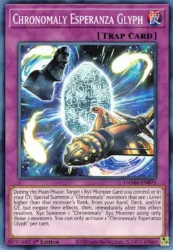 Chronomaly Esperanza Glyph - DAMA-EN075 - Common - 1st Edition NM Yugioh Dawn of - Image 1