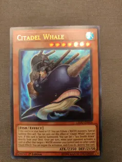 Yu-gi-oh! Citadel Whale LEDU-EN016 Ultra Rare NM - Image 1