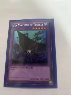 Yugioh Sea Monster of Theseus MP17-EN231 Secret Rare 1st Edition Near Mint - Image 2