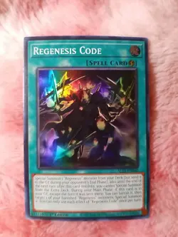 (2) Regenesis Code ALIN-EN060 Alliance Insight 1st Edition Super Rare Yu-Gi-Oh! - Image 2