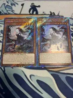 Yugioh Guiding Quem, The Virtuous Platinum Secret Rare RA04-EN043 x2 - Image 1