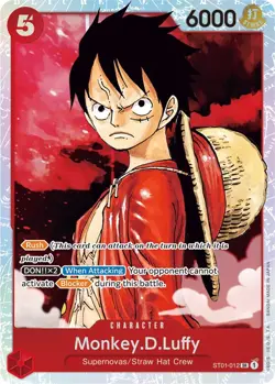 Monkey.D.Luffy (012) [ST-01 - ST01-012] - NM [Foil] TCG One Piece - Image 1