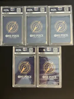 One Piece OP13 Five Elders PSA 10 Sequential Cert English - Image 2