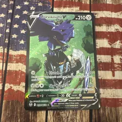 Pokemon Silver Tempest Corviknight V Full Art TG18/TG30 Card - Image 1