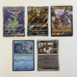 Pokemon Card Lot (5 Cards) - Vintage Modern Hyper Ultra IR SIR Reverse Holo Rare - Image 1