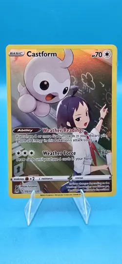 Castform TG11/TG30 Lost Origin FA Holo Pokemon Card NM - Image 1