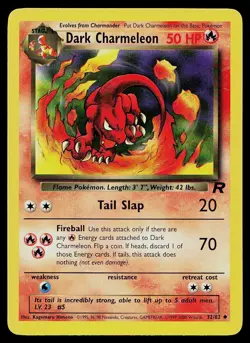Pokemon Card Team Rocket Dark Charmeleon 32/82 Uncommon - Image 1